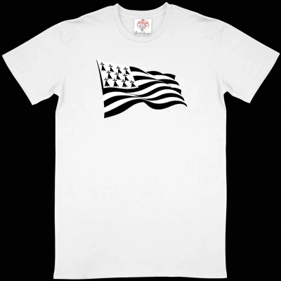 T‑shirt “Gwen Ha Du” – 100% coton en conversion biologique – Unisexe