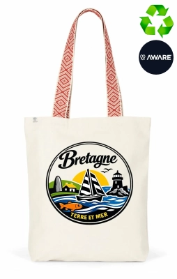 Totebag Écologique « Bretagne : Mer et Terre »
