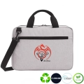 Sacoche pour ordinateur portable 15" en coton recyclé écologique - Breizh Concept Dragon et Triskèle