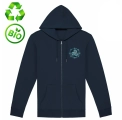 Sweat à Capuche Zippé Breizh Triskell – Écoresponsable