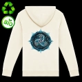 Sweat à Capuche Zippé Breizh Triskell – Écoresponsable