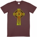T-shirt Croix Celtique en coton en conversion biologique – Unisexe, léger, qualité supérieure
