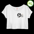 Crop top bio à manches retroussées « Gwen Ha Du » – Collection Brittany