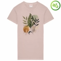 Feuilles lunaires – Robe T‑shirt naturelle et mystique