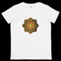 T-shirt enfant bio Mandala – Motif coloré recto verso (2-14 ans)
