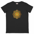 T-shirt enfant bio Mandala – Motif coloré recto verso (2-14 ans)