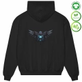 Sweat à capuche oversize en coton bio Nomad – Édition Aegis Unit