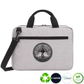 Sacoche pour ordinateur portable 15" en coton recyclé écologique - Arbre de vie celtique