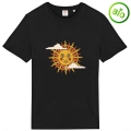 T-shirt unisexe en coton bio Soleil Vintage | T-shirt graphique